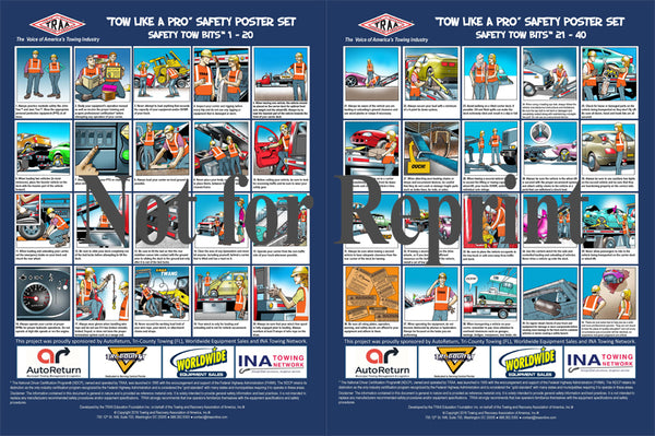 Tow Like A Pro- Safety Poster Set